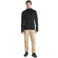 Icebreaker Mer 260 Quantum IV LS Zip Hoodie Black
