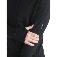 Icebreaker Mer 260 Quantum IV LS Zip Hoodie Black