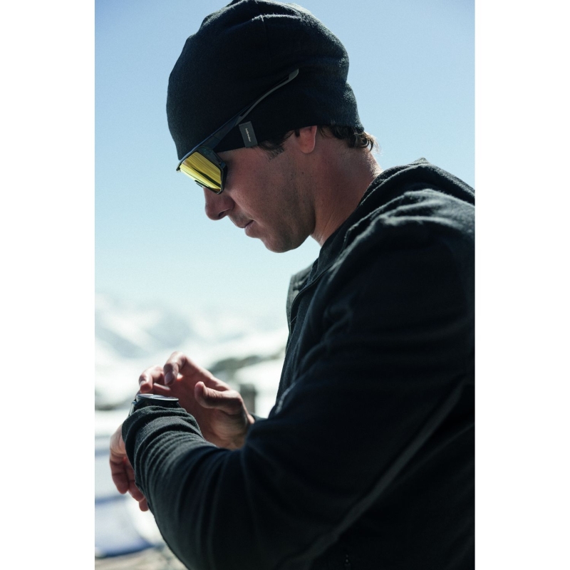 Icebreaker Mer 260 Quantum IV LS Zip Hoodie Black