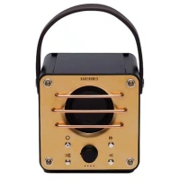 Barebones Block Tower Speaker Brass/Black