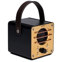 Barebones Block Tower Speaker Brass/Black