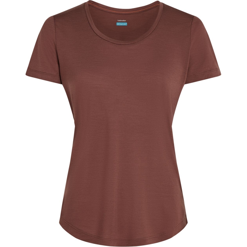 Icebreaker Mer 125 Cool-Lite Sphere III SS Scoop Women's Carob