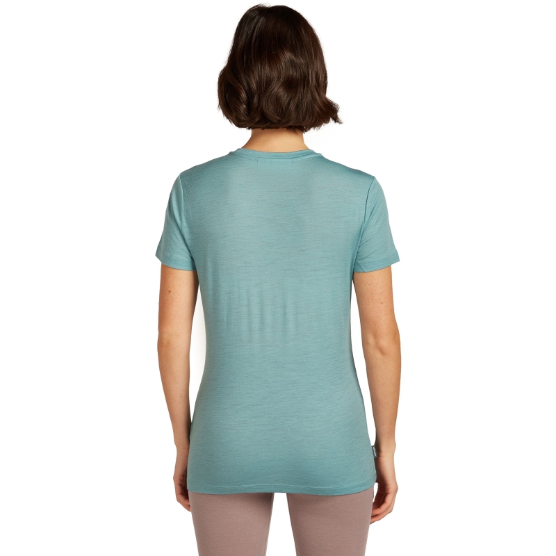 Icebreaker Mer 150 Tech Lite SS Tee Lake View Women's Hydro