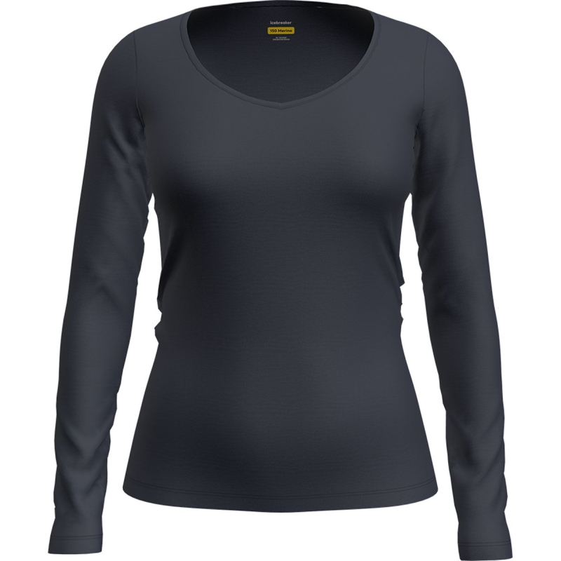 Icebreaker Siren LS Sweetheart Women's Midnight Navy
