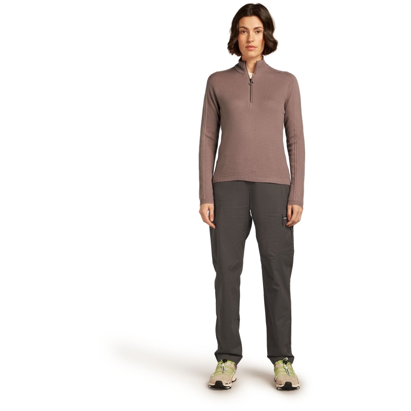 Icebreaker Icebreaker Anniversary Original LS Half Zip Women' Summit