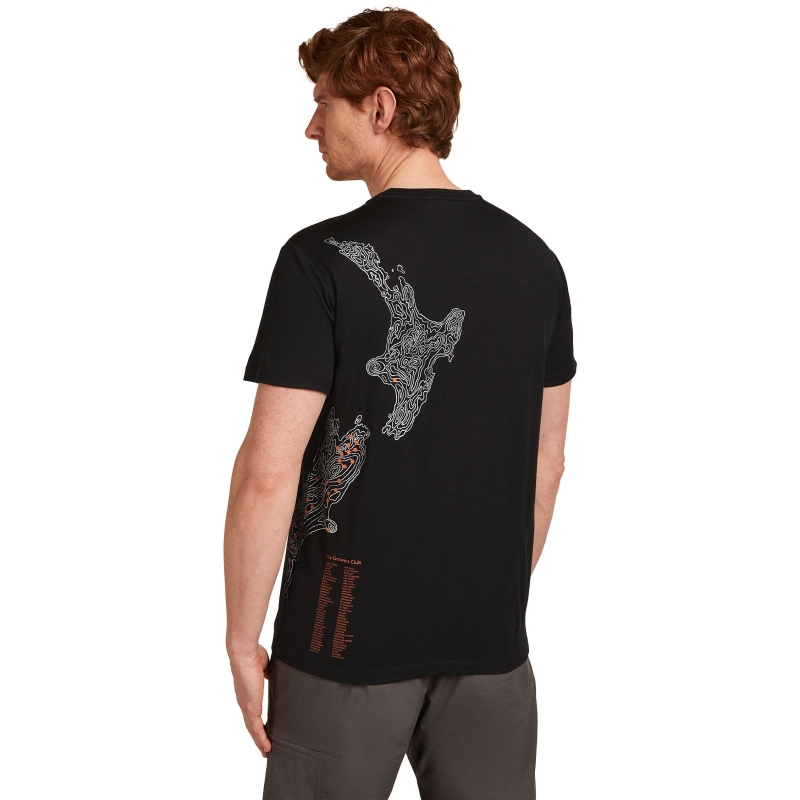 Icebreaker Mer 150 TechLite SS Tee 30th Anniver Black