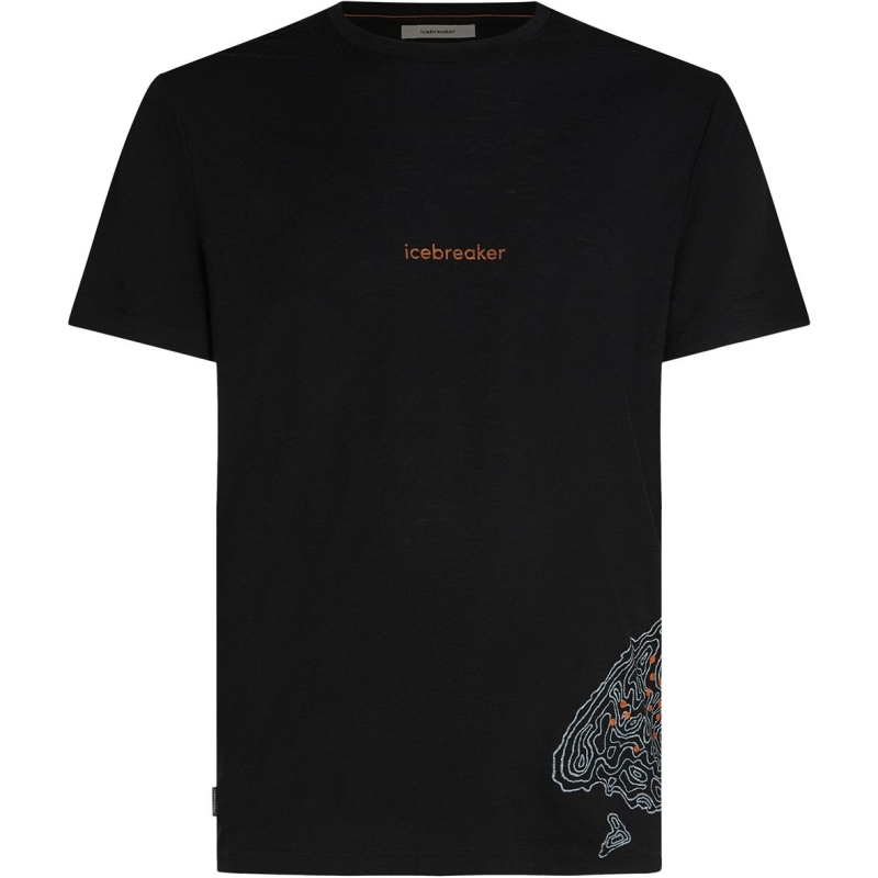 Icebreaker Mer 150 TechLite SS Tee 30th Anniver Black