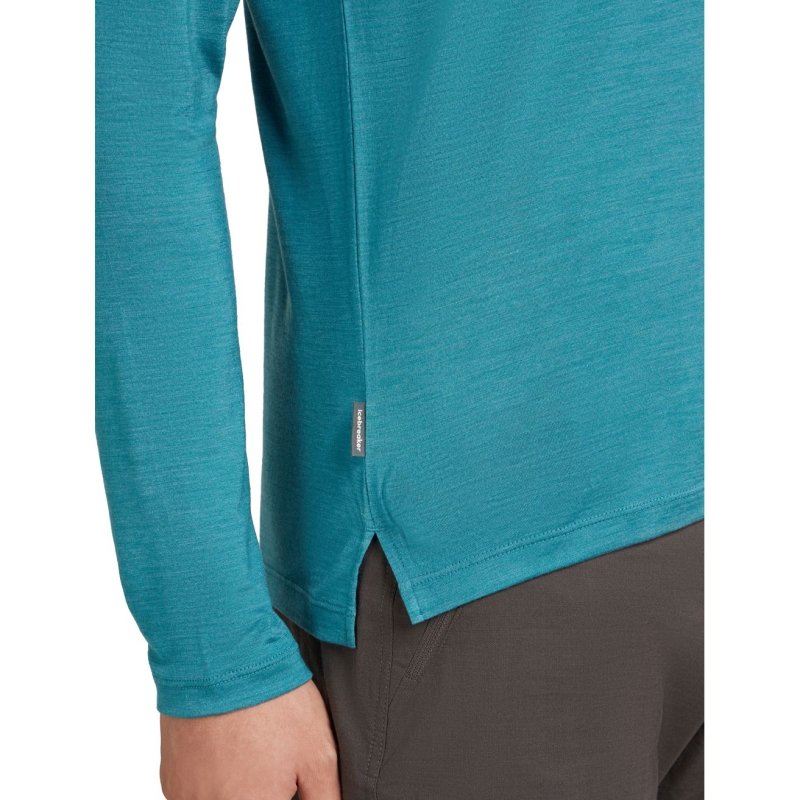 Icebreaker Mer 125 Cool-Lite Sphere III LS Tee Topaz