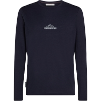 Icebreaker Mer 150 TechLite LS Tee Road To Cook Midnight Navy