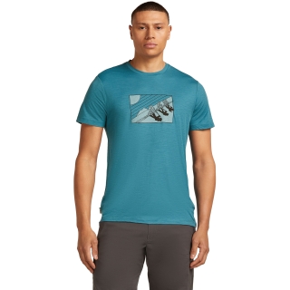 Icebreaker Mer 150 Tech Lite SS Tee Wild Pack Topaz