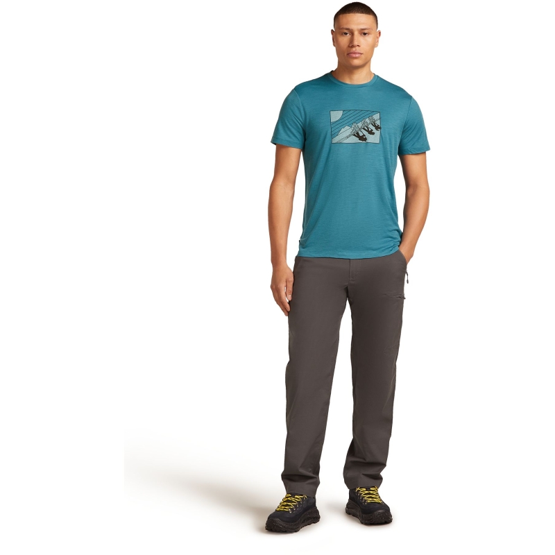 Icebreaker Mer 150 Tech Lite SS Tee Wild Pack Topaz
