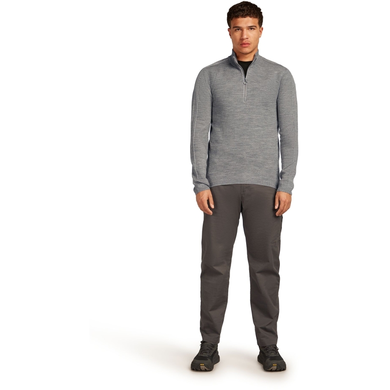 Icebreaker Icebreaker Anniversary Original LS Half Zip Metro Hthr