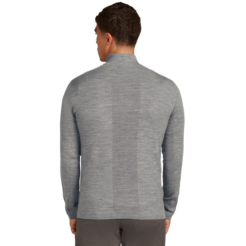 Icebreaker Icebreaker Anniversary Original LS Half Zip Metro Hthr