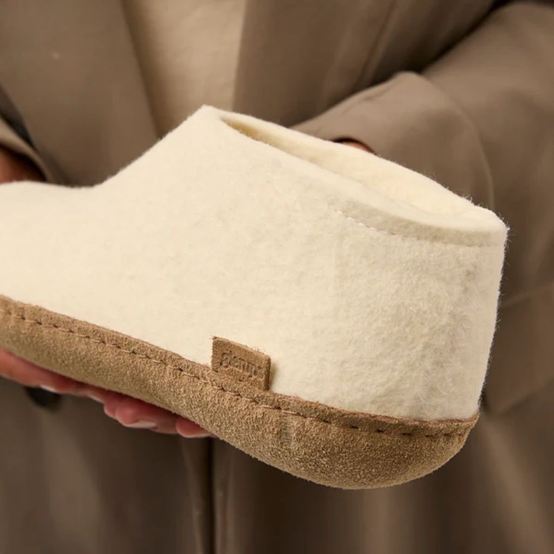 Glerups Shoe Leather White