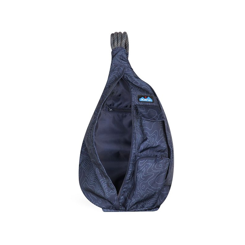Kavu Rope Sling Navy Topo