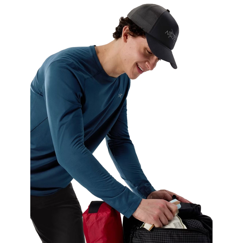Arc'teryx Cormac Crew LS Nightscape Heather