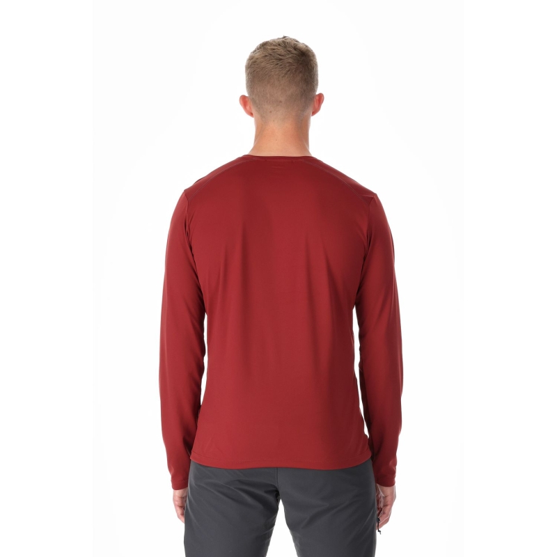 RAB Force LS Tee Oxblood Red