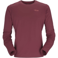 RAB Force LS Tee Oxblood Red