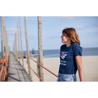 Blue Loop Originals WijsWadden Tshirt Women's Dress Blue