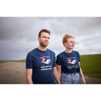 Blue Loop Originals WijsWadden Tshirt Women's Dress Blue