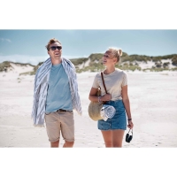 Blue Loop Originals Wadden Strandlaken Wit/Blauw
