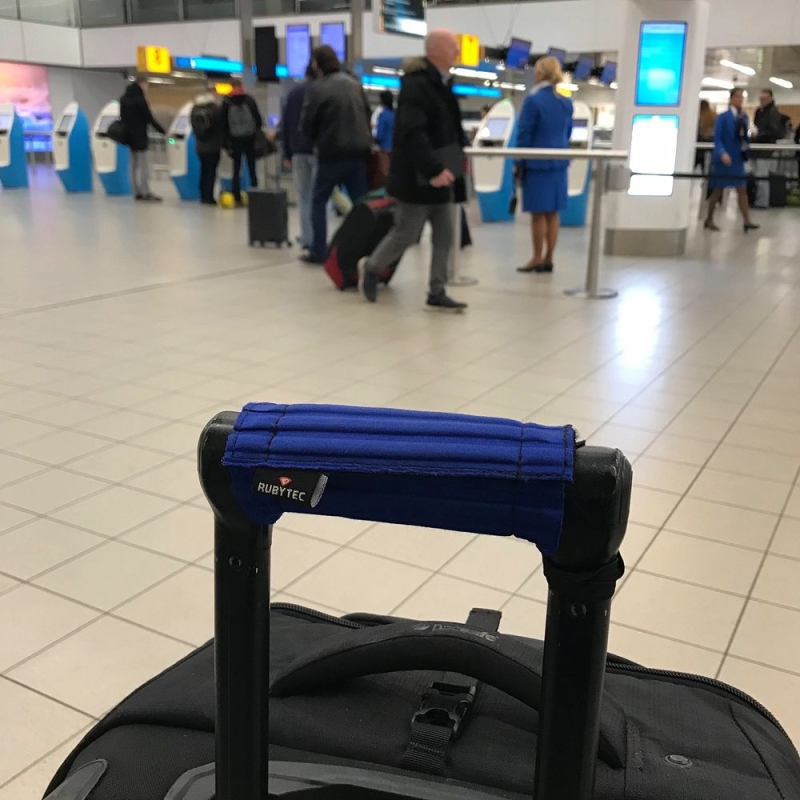Rubytec Migrator Luggage ID Grip Blue