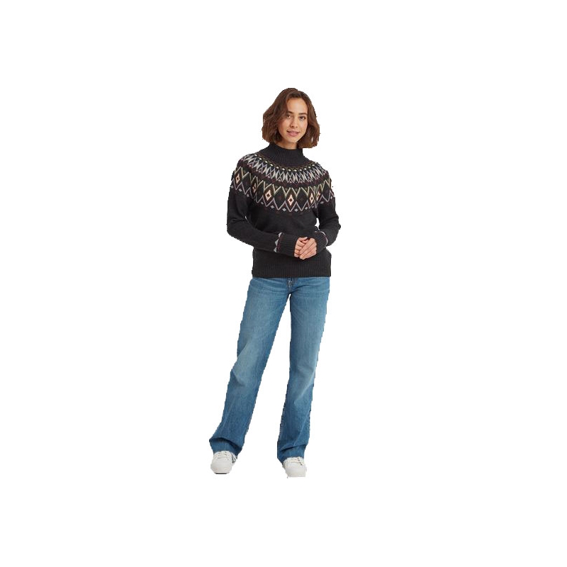 Sherpa Indu Mock Neck Women's Black