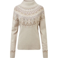 Sherpa Indu Mock Neck Women's Ecru