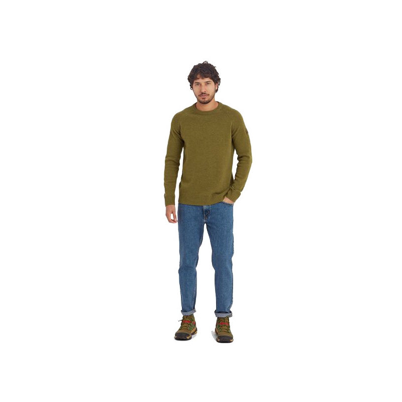 Sherpa Kantega Crew Sweater Moss