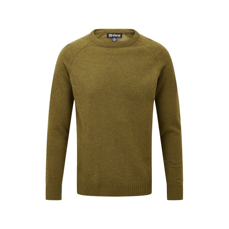 Sherpa Kantega Crew Sweater Moss