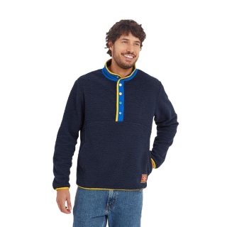 Sherpa Tarcho Snap 1/4 Pullover Rathee Blue