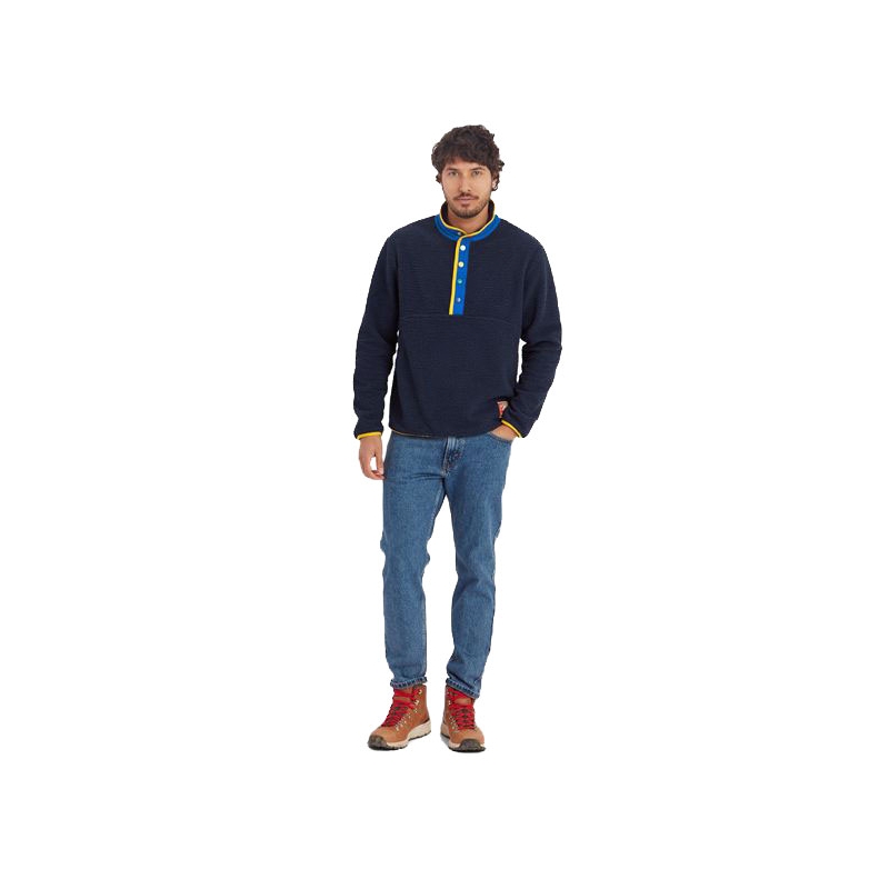 Sherpa Tarcho Snap 1/4 Pullover Rathee Blue