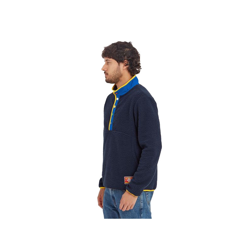 Sherpa Tarcho Snap 1/4 Pullover Rathee Blue