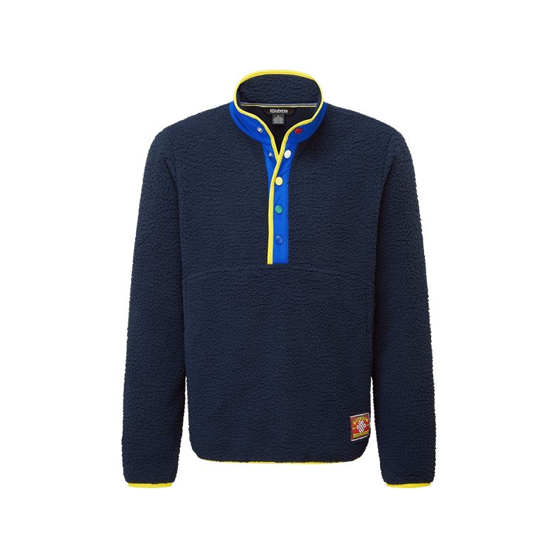 Sherpa Tarcho Snap 1/4 Pullover Rathee Blue