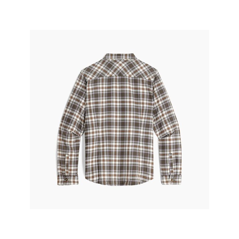 Royal Robbins Lieback Organic Cotton Flannel L/S Women's Everglade Bodega Bay Pld