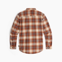 Royal Robbins Lieback Organic Cotton Flannel L/S Rust Brown Dipsea Pld