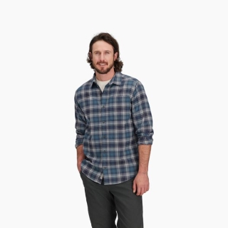 Royal Robbins Lieback Organic Cotton Flannel L/S Navy Dipsea Pld