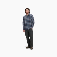 Royal Robbins Lieback Organic Cotton Flannel L/S Navy Dipsea Pld