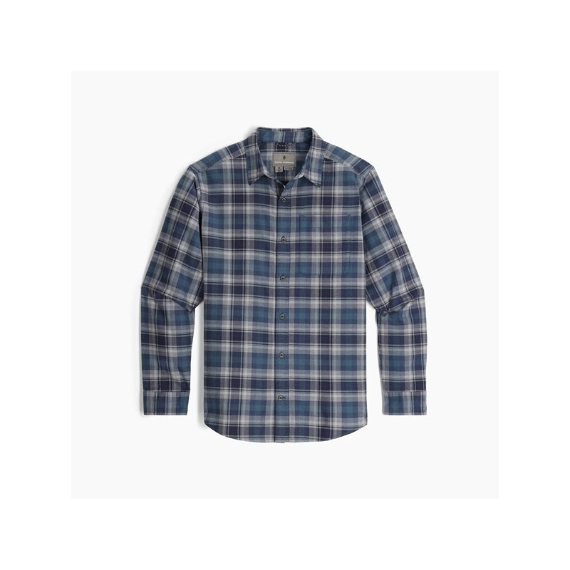 Royal Robbins Lieback Organic Cotton Flannel L/S Navy Dipsea Pld