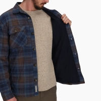 Royal Robbins Snowcap Lined Flannel Long Sleeve Naval Tioga Pld