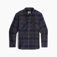 Royal Robbins Snowcap Lined Flannel Long Sleeve Naval Tioga Pld