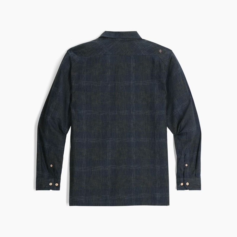 Royal Robbins Hempline Spaced Long Sleeve Collins Blue