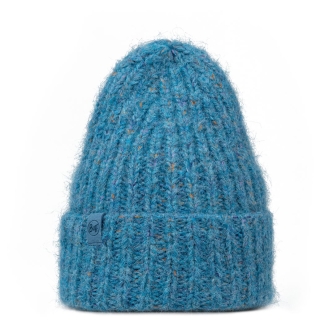 Buff Knitted & Fleece Band Hat EYLA LAKE BLUE