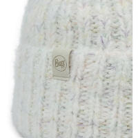 Buff Knitted & Fleece Band Hat EYLA WHITE