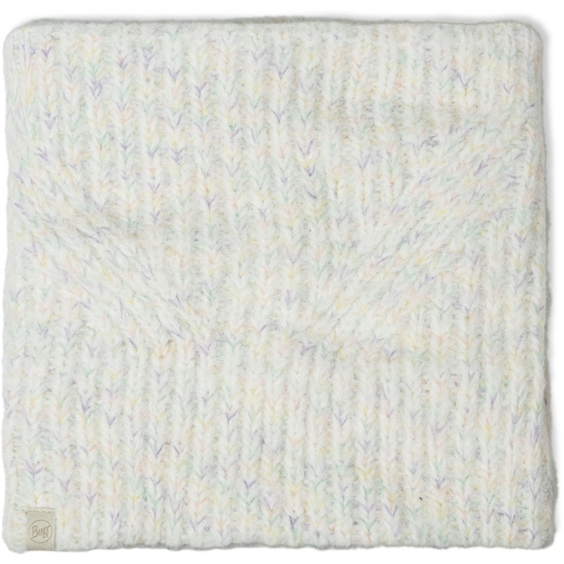 Buff Knitted & Fleece Neckwarmer EYLA WHITE                    