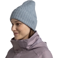Buff Knitted Hat NILAH LAKE BLUE