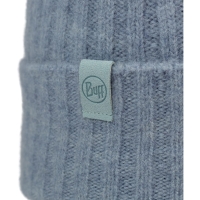 Buff Knitted Hat NILAH LAKE BLUE