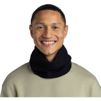 Buff Knitted Neckwarmer NILAH NIGHT BLUE