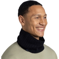 Buff Knitted Neckwarmer NILAH NIGHT BLUE