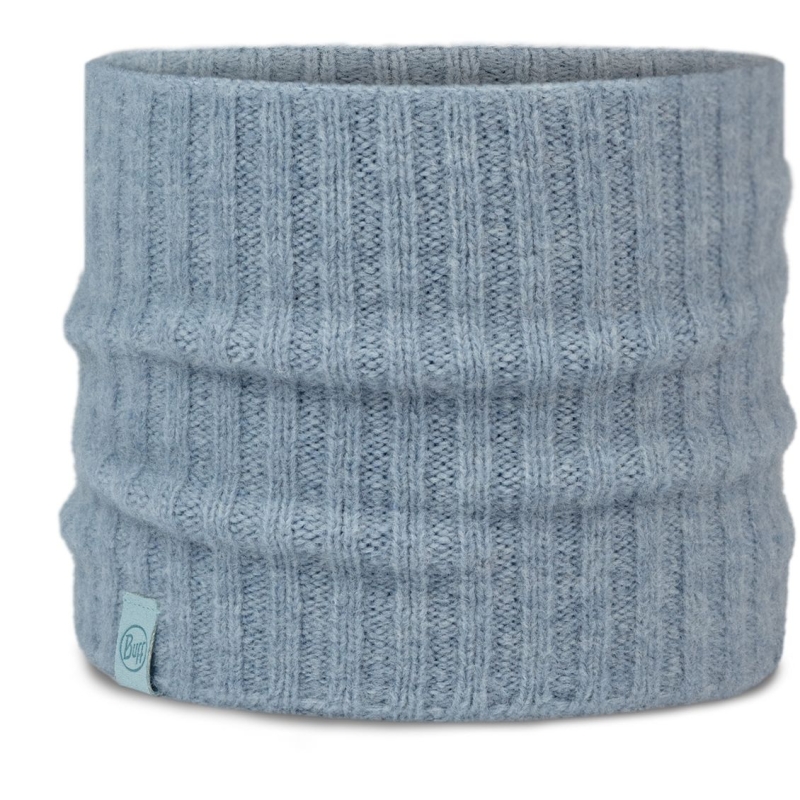 Buff Knitted Neckwarmer NILAH LAKE BLUE               